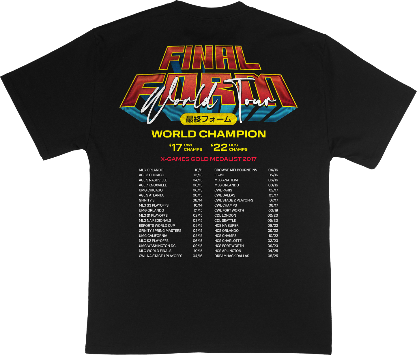 Formal World Tour - Black