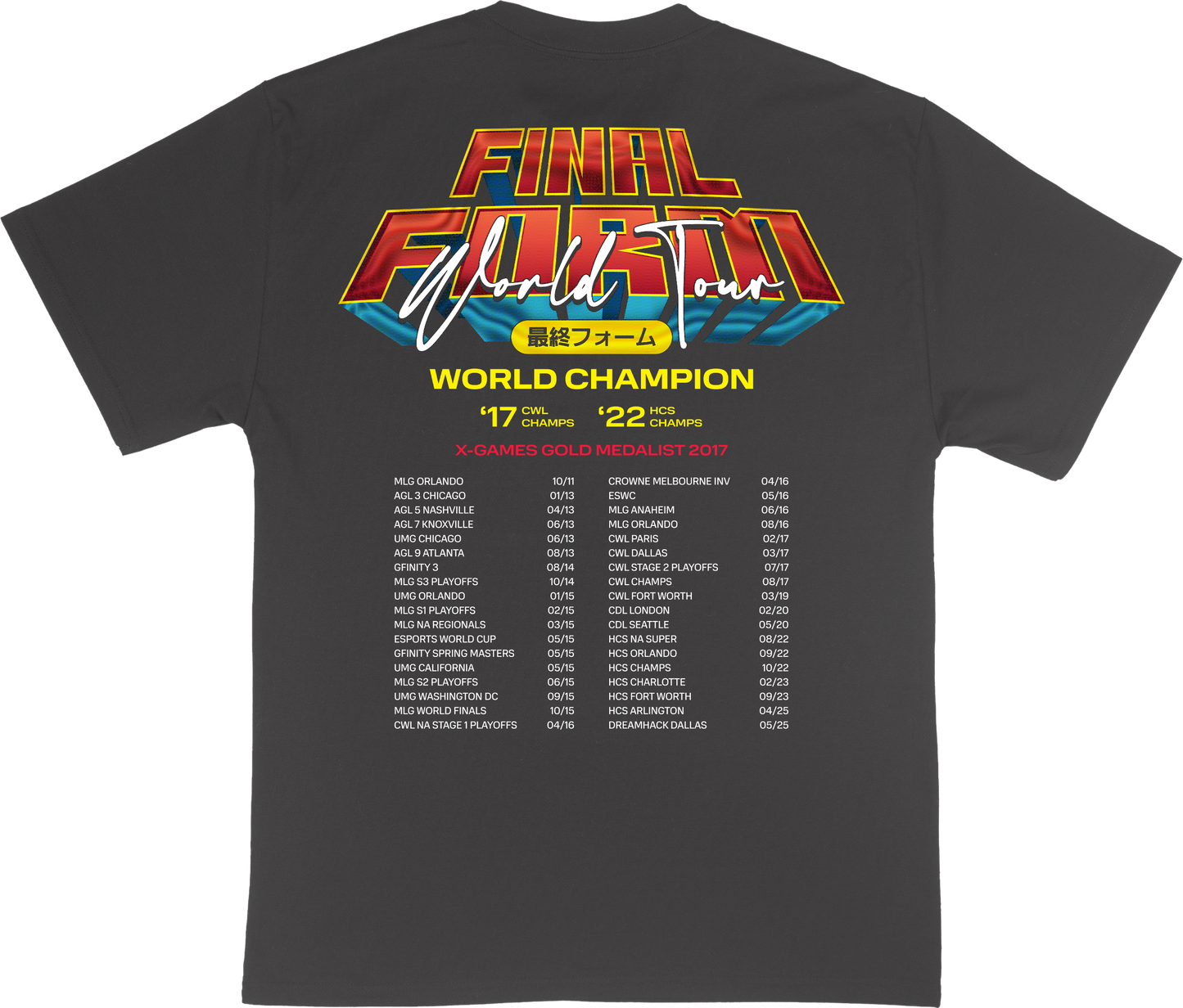 Formal World Tour - Vintage Black